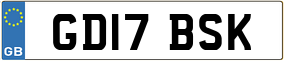 Truck License Plate